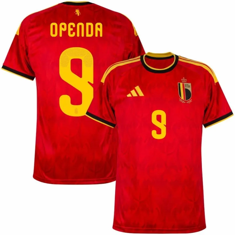 Belgique OPENDA 2026/27 Maillot domicile - Rouge