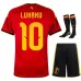 Conjunto camiseta local infantil Bélgica LUKAKU 2026/27 - Roja