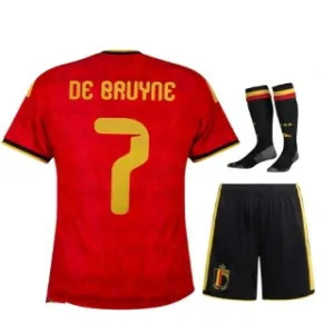 Conjunto camiseta local infantil Bélgica DE BRUYNE 2026/27 - Roja
