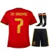 Set kit casalingo bambini Belgio DE BRUYNE 2026/27 - Rosso