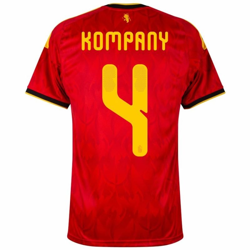 Belgien KOMPANY 2026/27 Heimtrikot - Rot