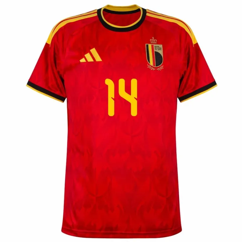 Belgique MERTENS 2026/27 Maillot domicile - Rouge