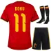 Set kit casalingo bambini Belgio DOKU 2026/27 - Rosso