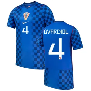 Camiseta Croacia Visitante Mundial 2026/27 GVARDIOL