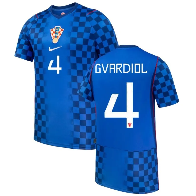 Maillot Croatie Extérieur Coupe du Monde 2026/27 GVARDIOL