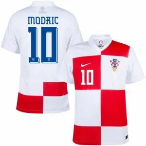 Modrić Kroatien 2024/25 Heimtrikot - Rot/Weiß