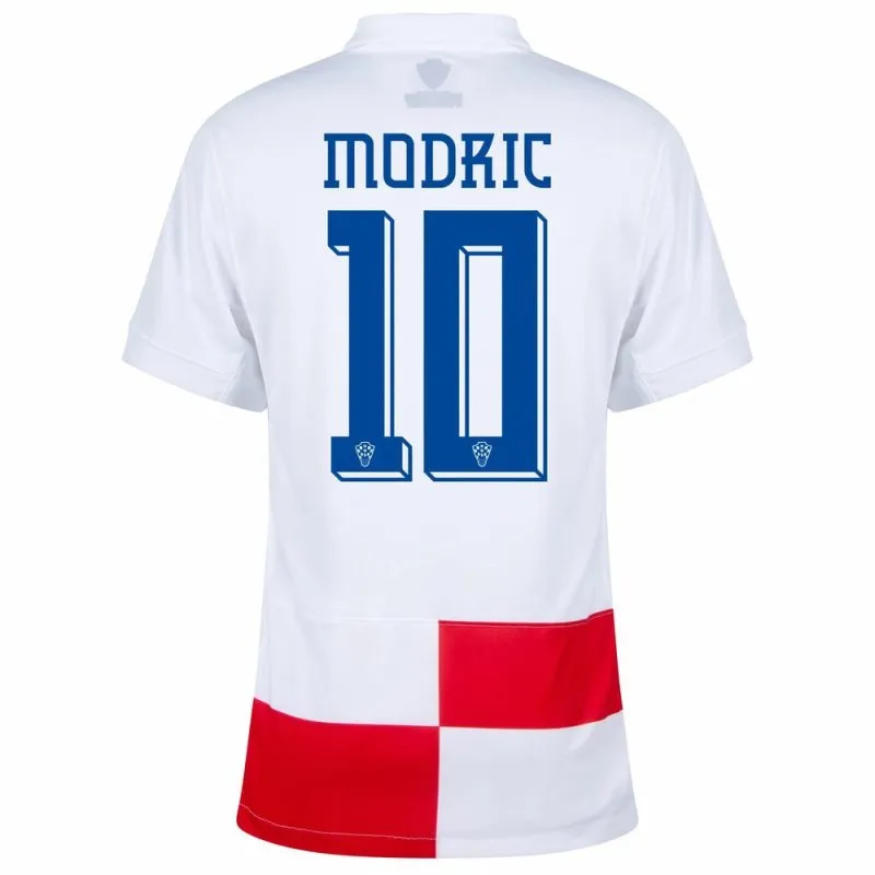 Modrić Maglia home bambini + pantaloncini della Croazia 2024/25 - Rosso/bianco