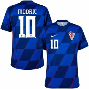 Modrić Camiseta visitante infantil de Croacia 2024/25 - Azul