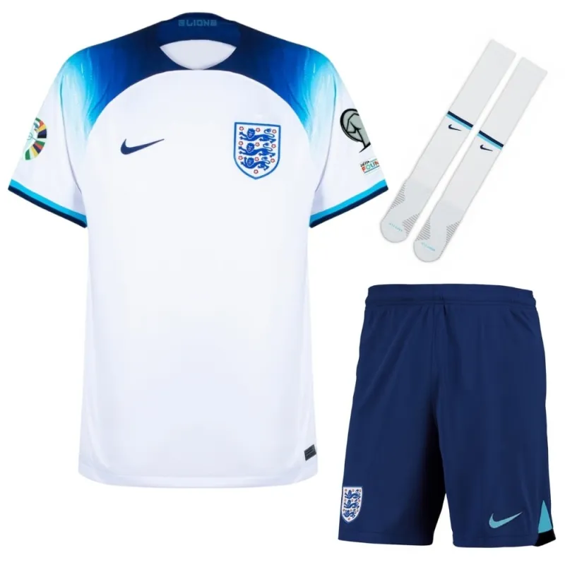 Camiseta del kit local infantil de Inglaterra para la Eurocopa 2024 - Blanca