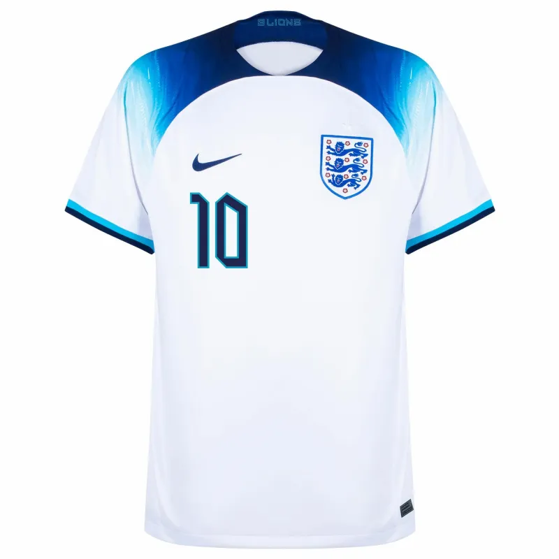 Maillot domicile de l'Angleterre pour la Coupe du monde 2022 de Sterling - Blanc