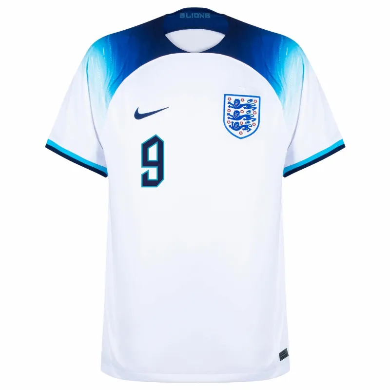 La maglia di casa dell'Inghilterra per la Coppa del mondo 2022 di Harry Kane - Bianca