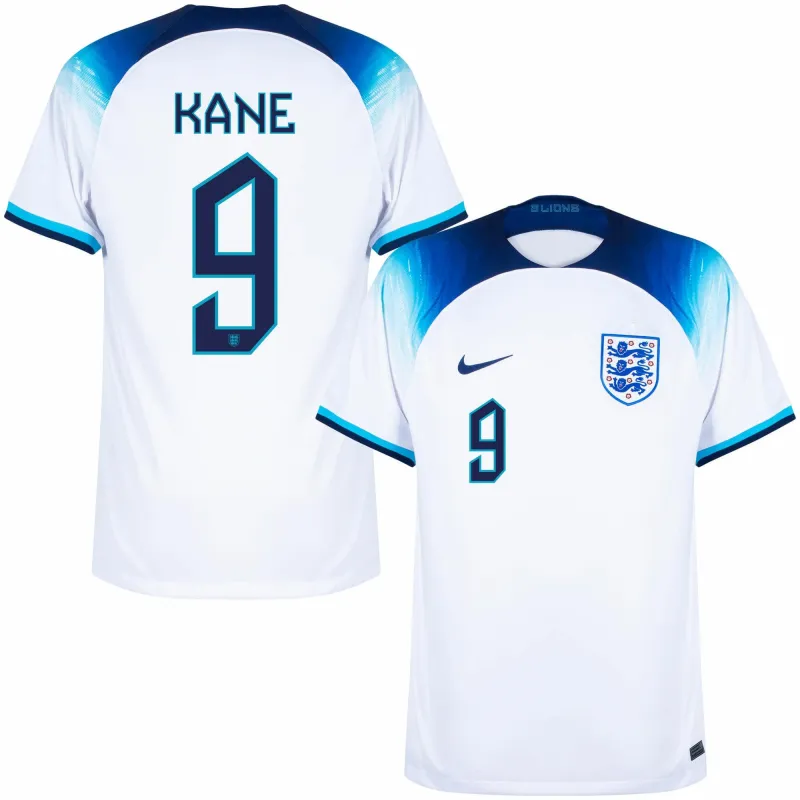 La maglia di casa dell'Inghilterra per la Coppa del mondo 2022 di Harry Kane - Bianca