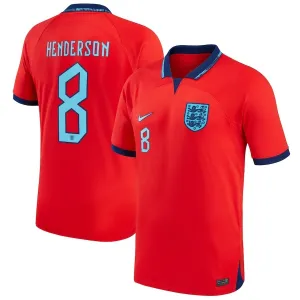 Le maillot d'extérieur de l'Angleterre pour la Coupe du monde 2022 de Henderson - Rouge