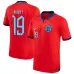 Le maillot d'extérieur de l'Angleterre pour la Coupe du monde 2022 de Mount - Rouge