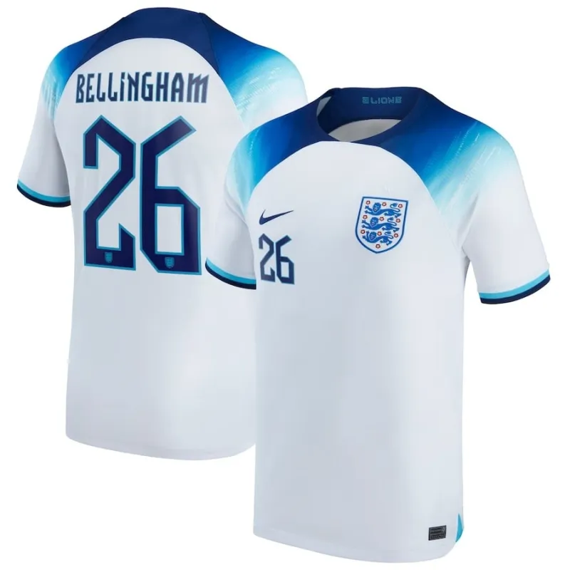La camiseta de casa de Inglaterra para la Copa del Mundo 2022 de Bellingham - Blanca
