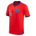 Le maillot d'extérieur de l'Angleterre pour la Coupe du monde 2022 de Saka - Rouge