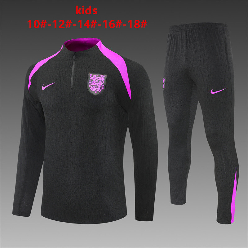 England 2025/26 Set Sportivo Bambino Nero