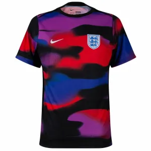 England 2025/26 Aufwärmtrikot - Schwarz