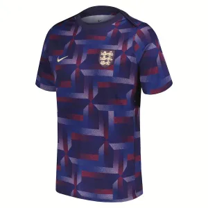 England 2025/26 Aufwärmtrikot - Blau