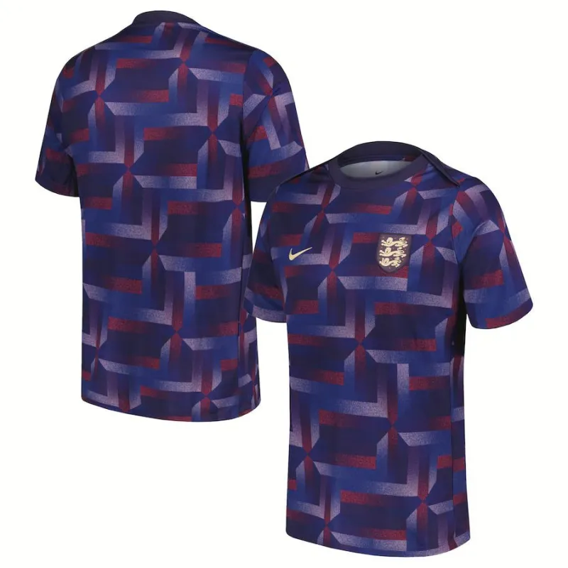 England 2025/26 Aufwärmtrikot - Blau