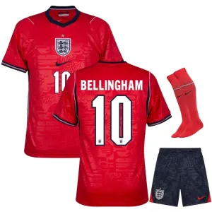 Inglaterra BELLINGHAM 2026/27 Camiseta Visitante Niño Rojo