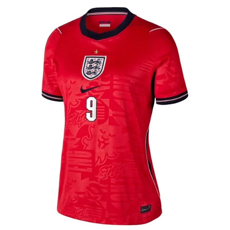 Inghilterra HARRY KANE 2026/27 maglia trasferta donna rossa
