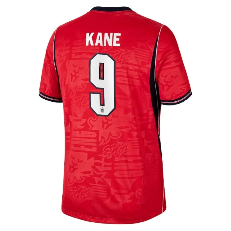 Inghilterra HARRY KANE 2026/27 Maglia Trasferta Bambino Rosso