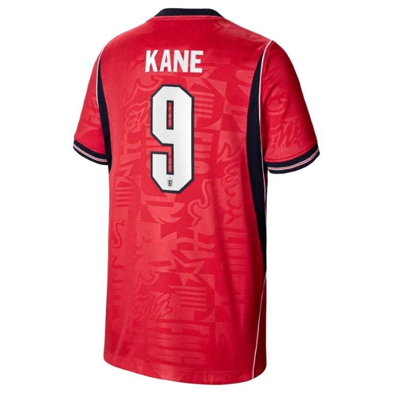 Inghilterra HARRY KANE 2026/27 maglia trasferta bambino rossa