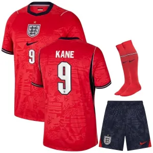 Inglaterra HARRY KANE 2026/27 Camiseta Visitante Niño Rojo