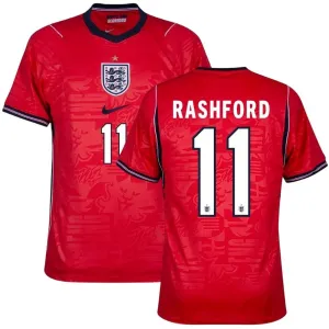 Inglaterra RASHFORD 2026/27 Camiseta Visitante Rojo