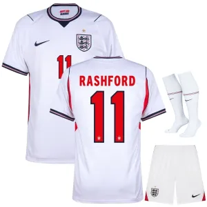 Inglaterra RASHFORD 2026/27 Camiseta Local Niño Blanco