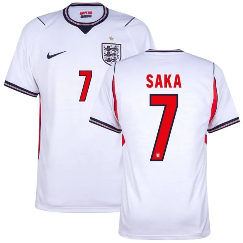 Inglaterra SAKA 2026/27 Camiseta Local Blanco