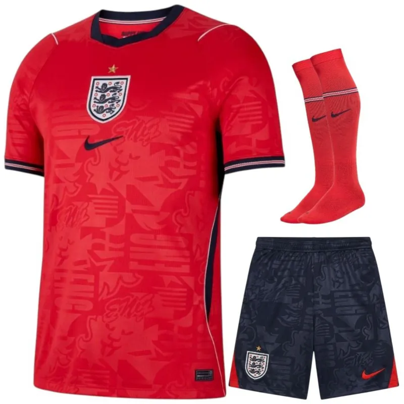 Angleterre 2026/27 Maillot Exterieur Enfant Rouge