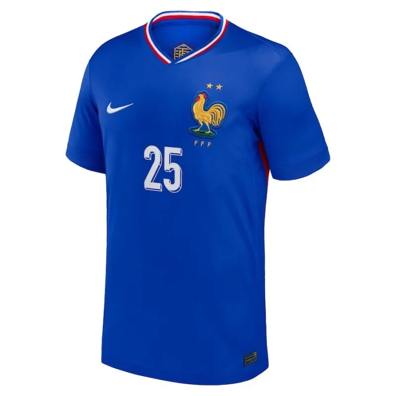 Camiseta local Francia 2024/25 Rayan Cherki versión réplica