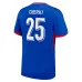 Cherki Francia 2024/25 Camiseta Niño Local Versión Aficionado Azul