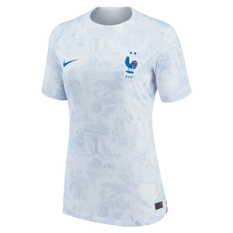 Le maillot d'extérieur de l'équipe de France féminine pour la Coupe du Monde 2022 - Blanc