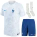 Kit Extérieur Enfant France Coupe du Monde 2022 Blanc