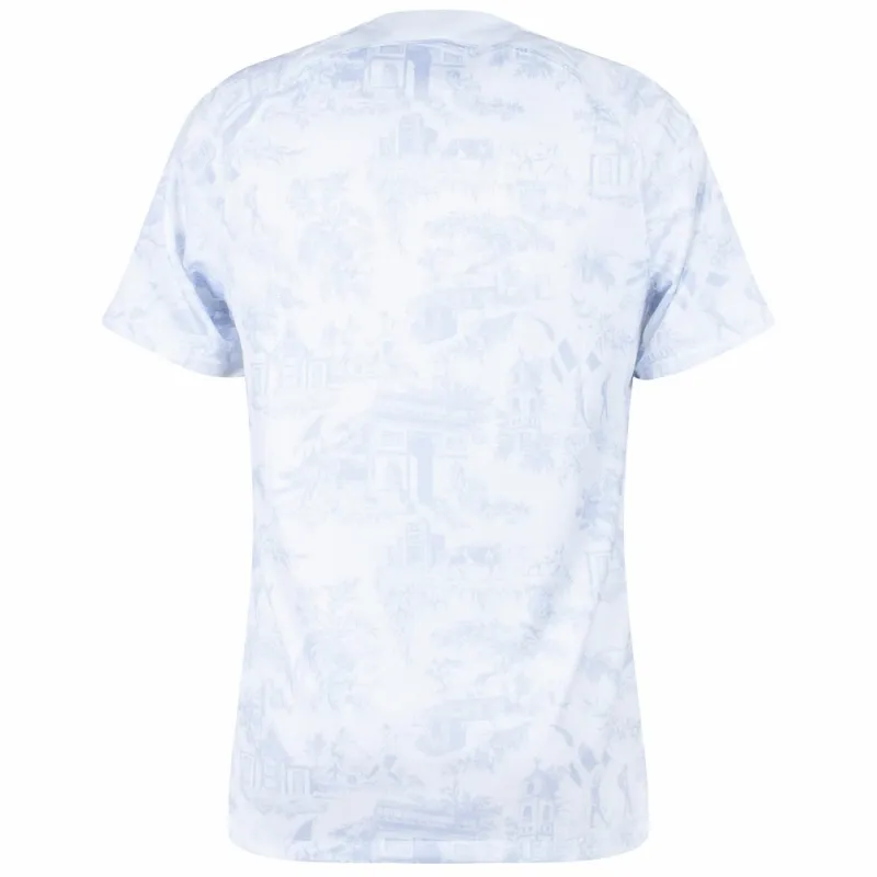 La camiseta del kit infantil de la selección nacional francesa para la Eurocopa 2024 en visita - Blanco
