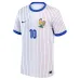 La camiseta visitante de Mbappé para la selección nacional francesa en 2024/25 - Blanca