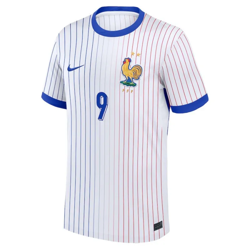 La camiseta visitante infantil de Giroud en la selección nacional francesa en 2024/25 - Blanca