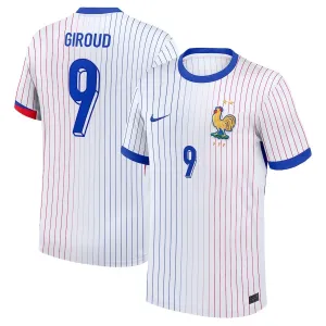 La camiseta visitante infantil de Giroud en la selección nacional francesa en 2024/25 - Blanca