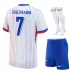 El kit infantil visitante de la selección nacional francesa de Griezmann en 2024/25 - Blanco
