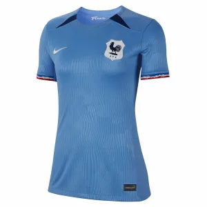 The French national team's 2023/24 home women's jersey - Blue