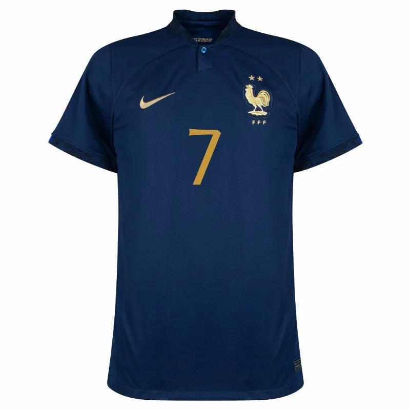 La camiseta local de la selección nacional francesa de Antoine Griezmann para la Copa del Mundo 2022 - Azul
