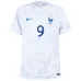 Le maillot d'extérieur de l'équipe nationale de France d'Olivier Giroud pour la Coupe du monde 2022 - Blanc