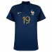 La camiseta local de la selección nacional francesa de Karim Benzema para la Copa del Mundo 2022 - Azul