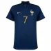 El conjunto de camisetas infantiles de la selección nacional francesa de Antoine Griezmann para la Copa del Mundo 2022 en local - Azul
