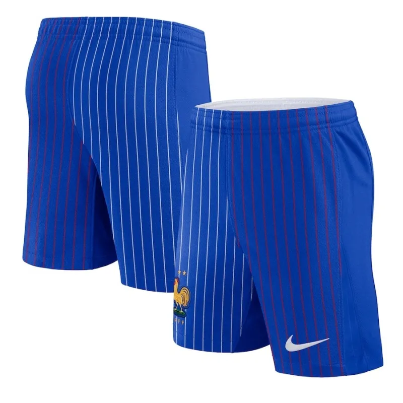 Los pantalones cortos de visita de la selección nacional francesa en 2024/25 - Azul