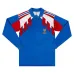 La maglia retro a maniche lunghe di casa della squadra nazionale francese dal 1990 al 1992 - Blu