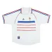 La maglia retro di trasferta della squadra nazionale francese nel 1998 - Bianca